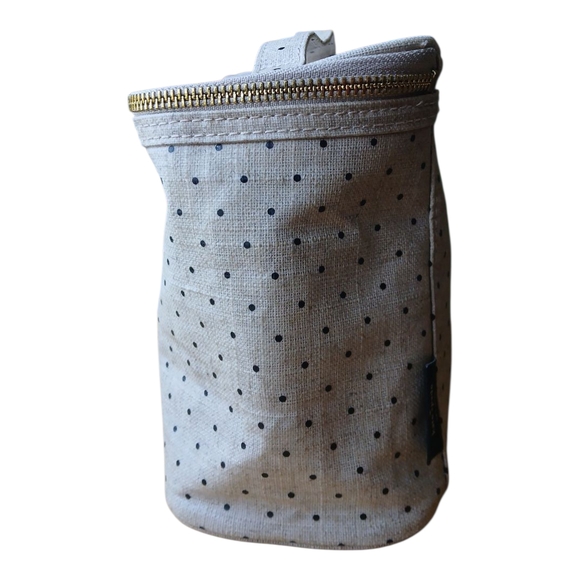 Kate Spade Cream and Black Polka Dot Lunch Bag - Picture 3 of 8